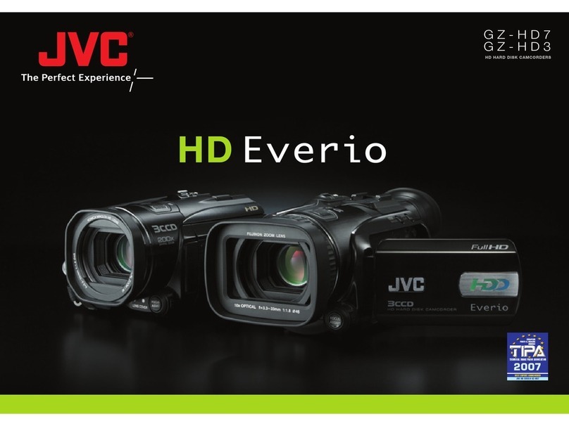 JVC GZ HD5 - Everio Camcorder - 1080i User manual JVC GZ HD5 - Everio Camcorder - 1080i User manual