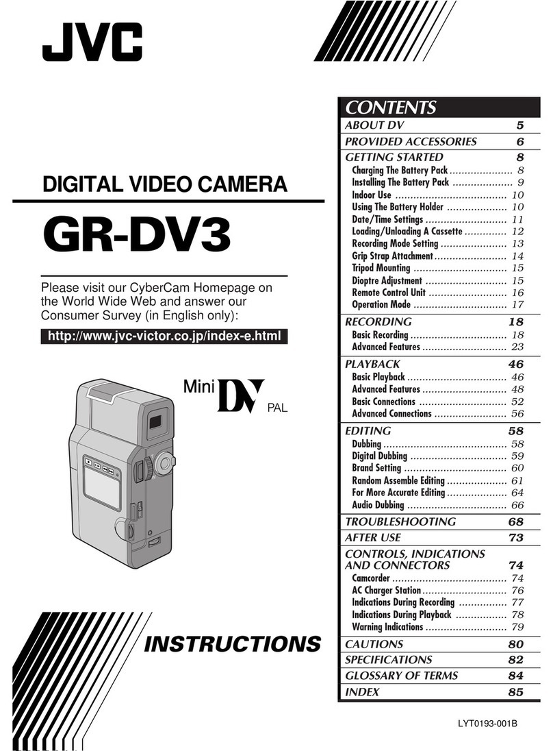 JVC GR DV 3 User manual JVC GR DV 3 User manual