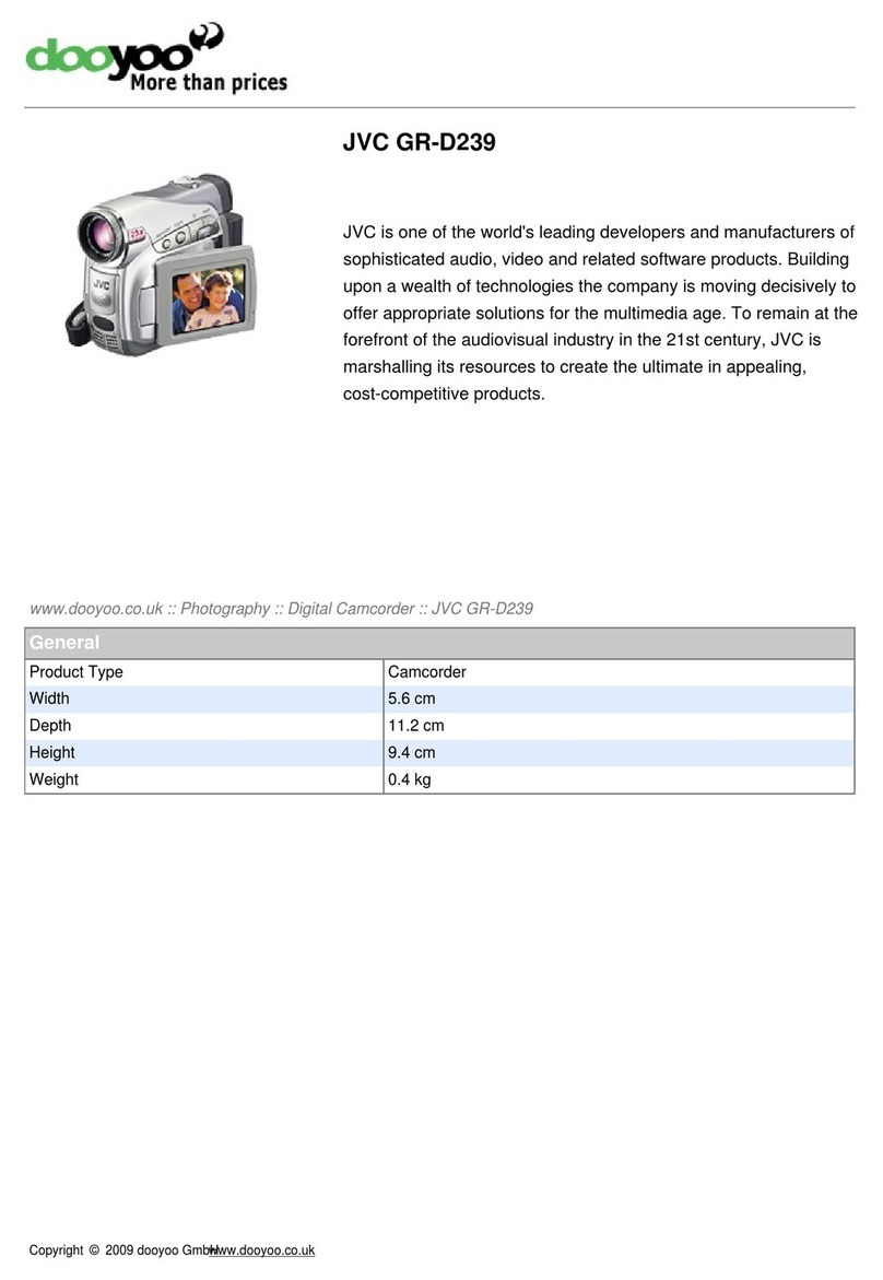 JVC GR-D239 datasheet