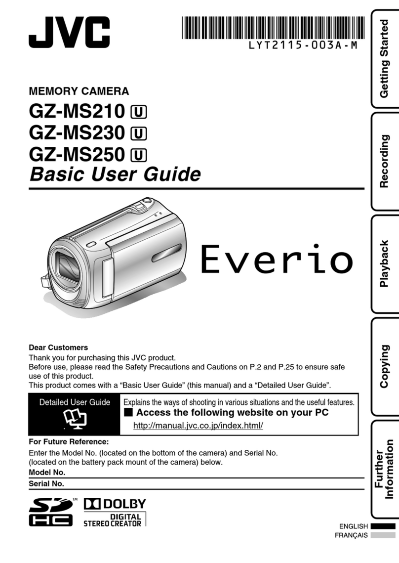 JVC Everio GZ-MS210 Operating and maintenance manual
