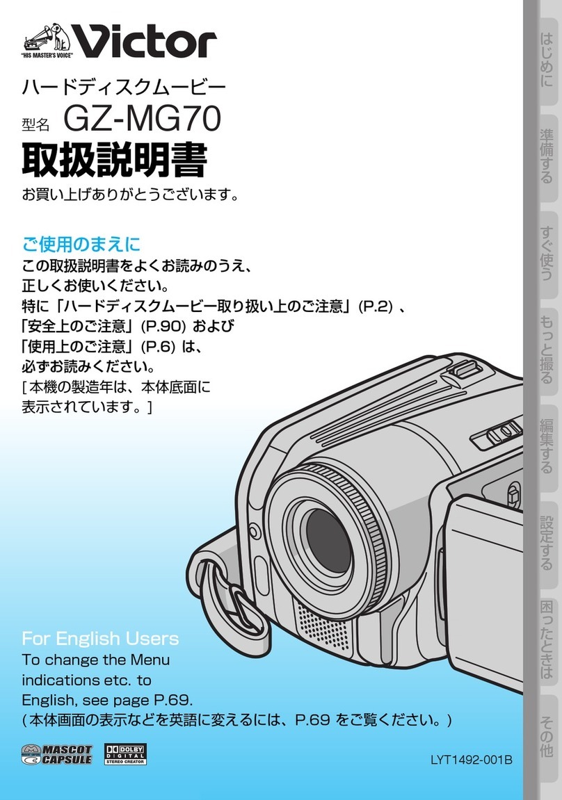 JVC Everio GZ-MG70 User manual