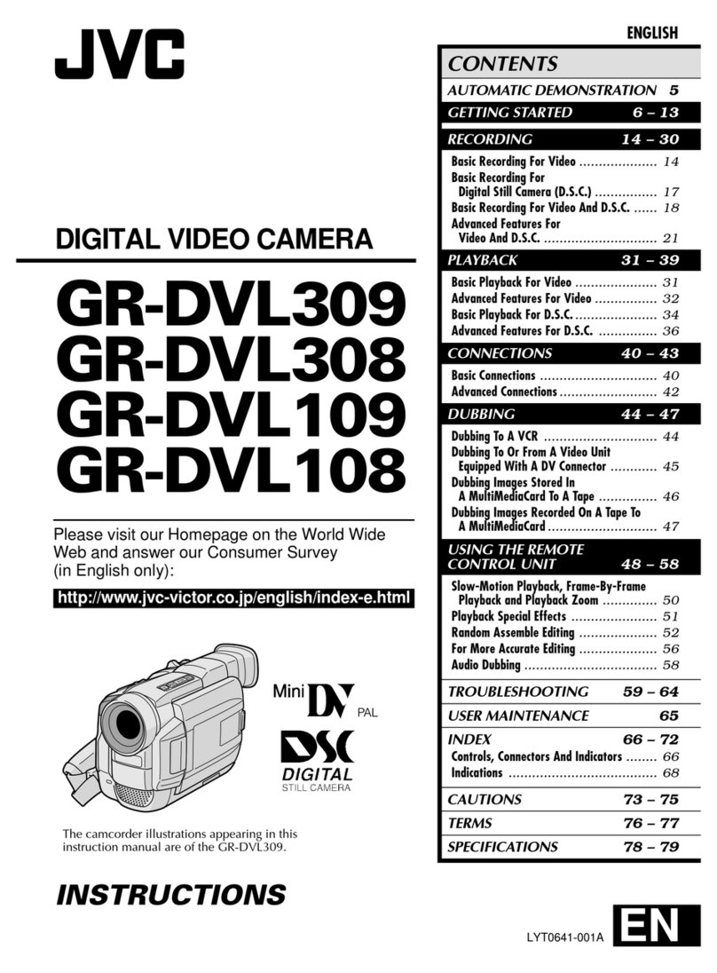 JVC GR-DVL109 User manual