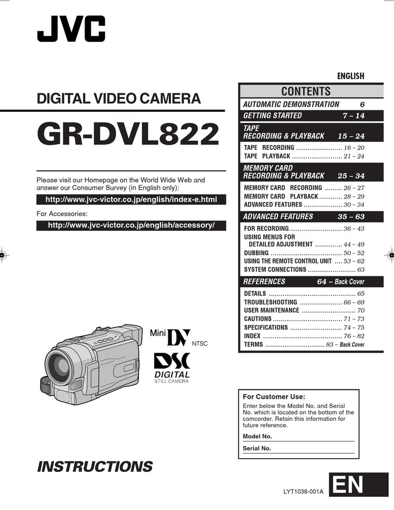 JVC GR-DVL822U User manual