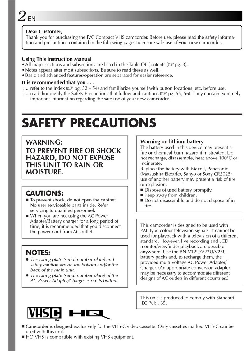 JVC GR-AXM768EG User manual
