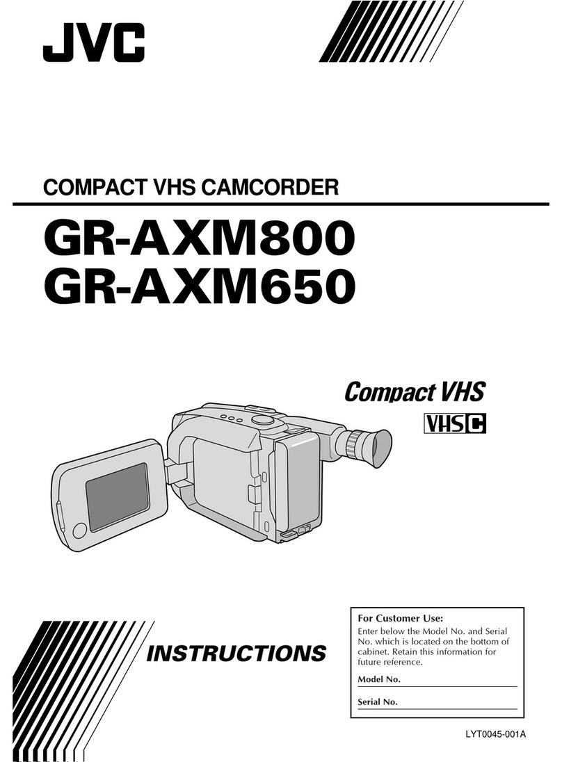 JVC GR-AXM650 User manual
