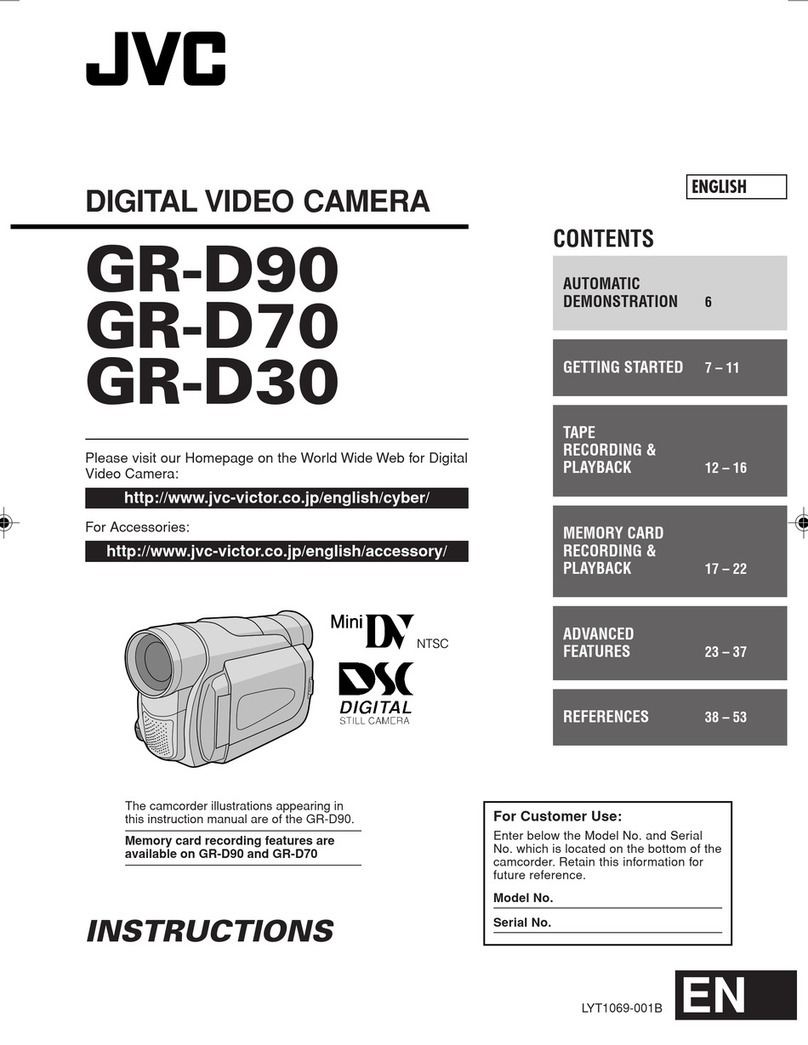 JVC GR-D90 User manual