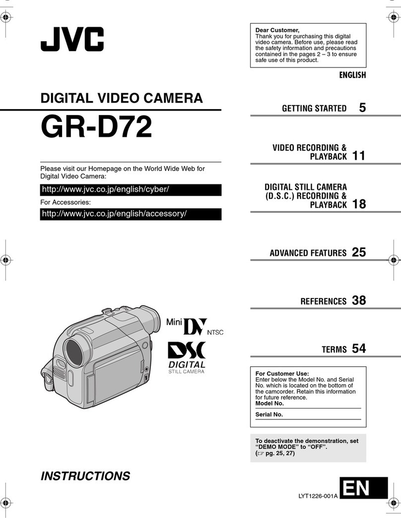JVC GR-D72 User manual