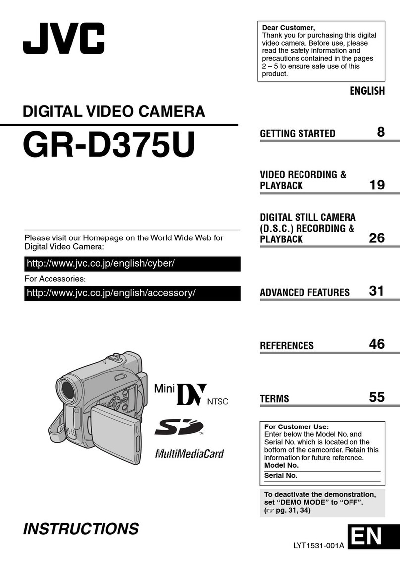 JVC GR-D375U instructions