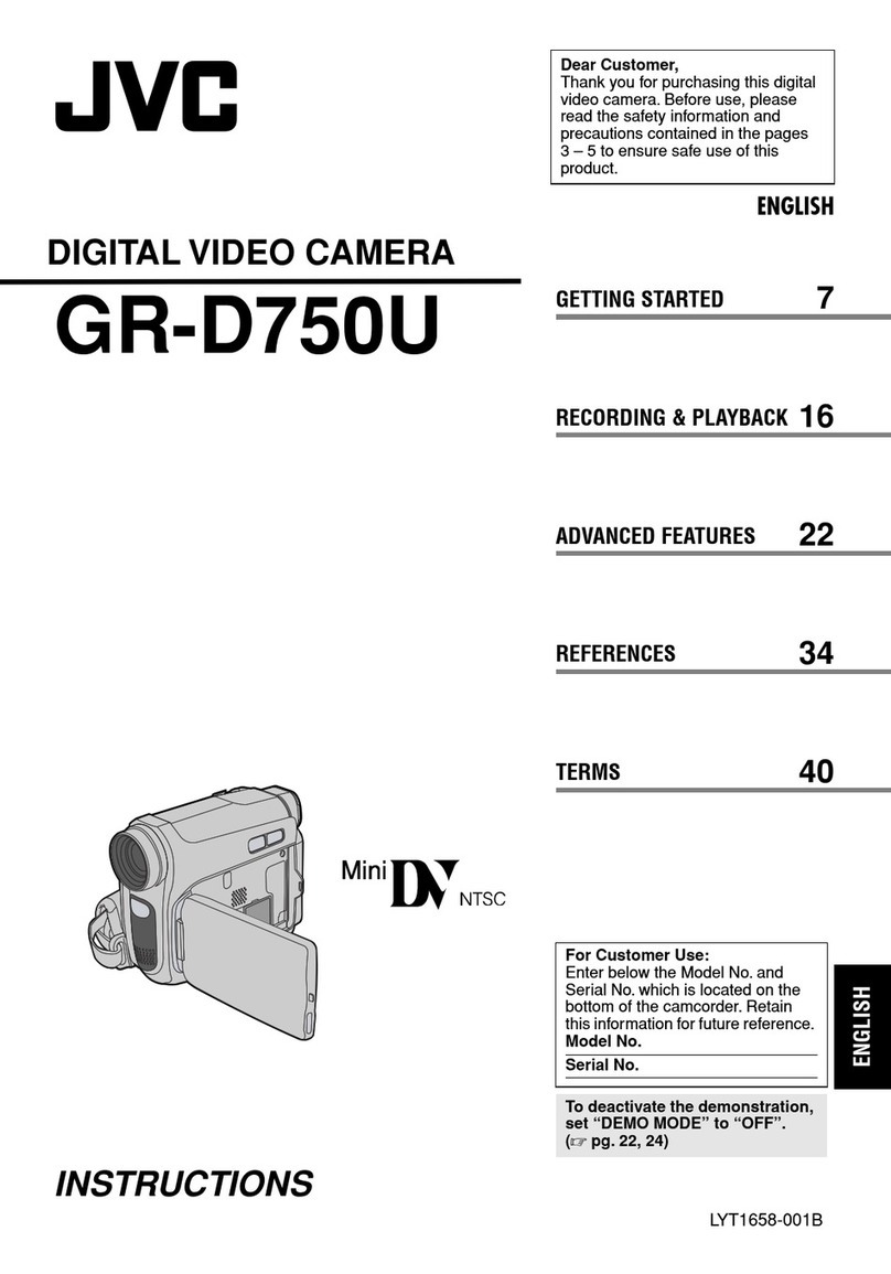 JVC GR-D750U User manual