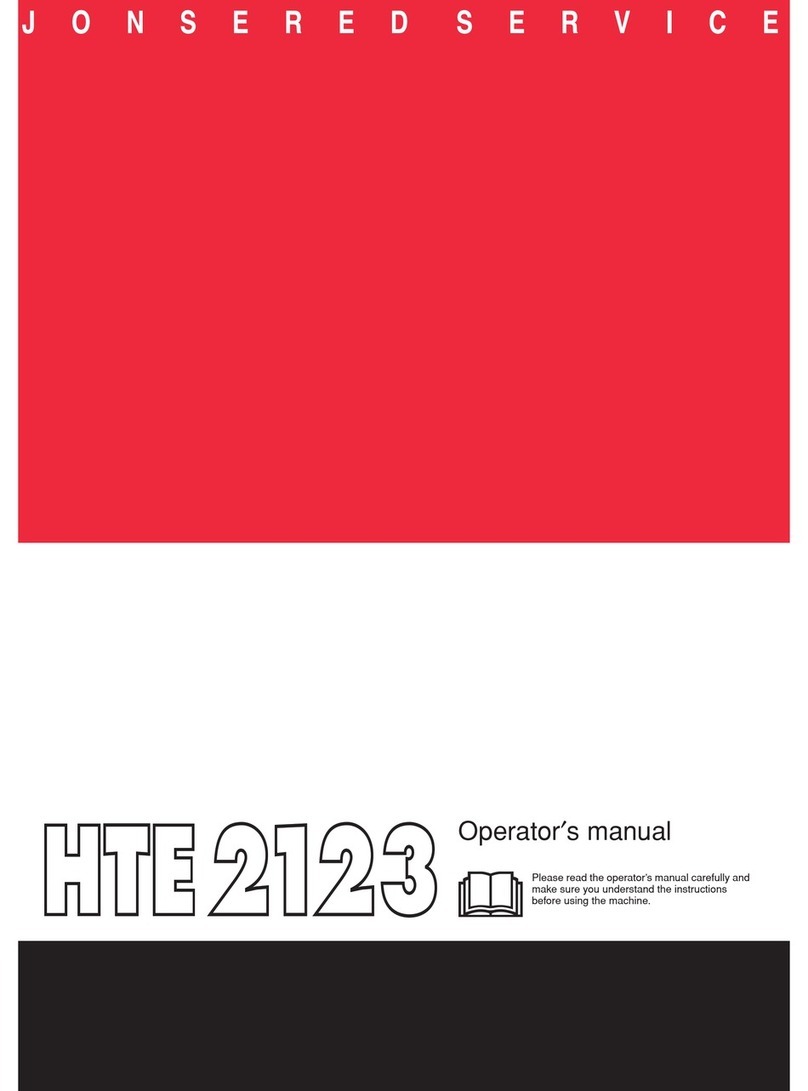 Jonsered HTE2123 User manual