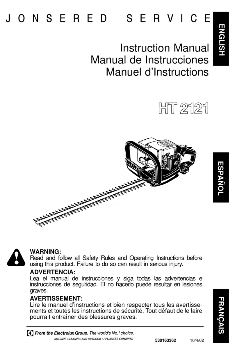 Jonsered HT 2121 User manual