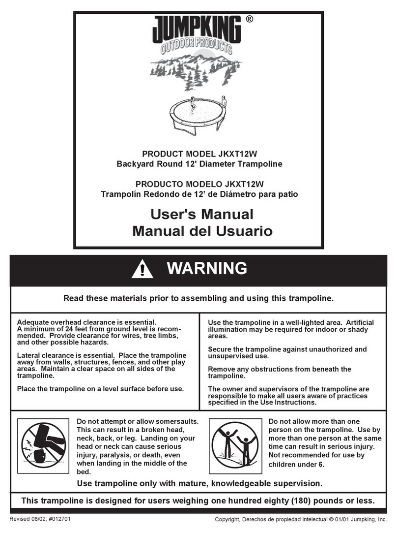 Jumpking backyard JKXT12W user manual