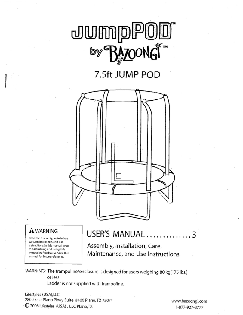 Bazoongi Jump Pod user manual
