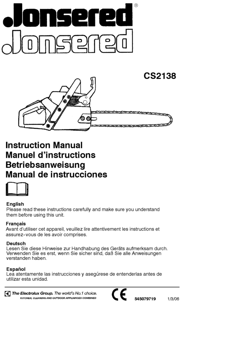 Jonsered CS 2138 User manual