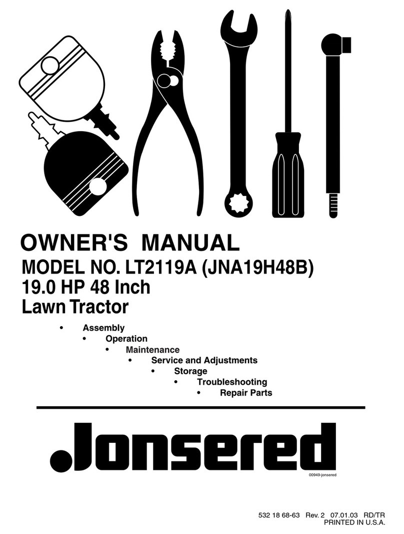 Jonsered LT2119A owner's manual