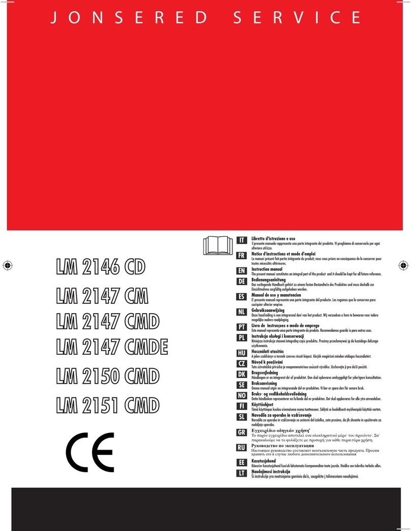 Jonsered LM 2146 CD User manual