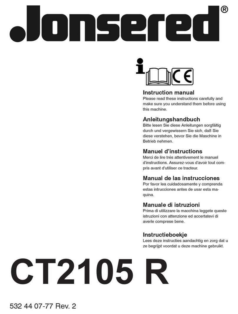 Jonsered ANLEITUNGSHANDBUCH CT2105 R instruction manual