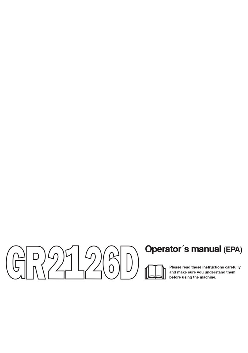 Jonsered GR 2126D User manual