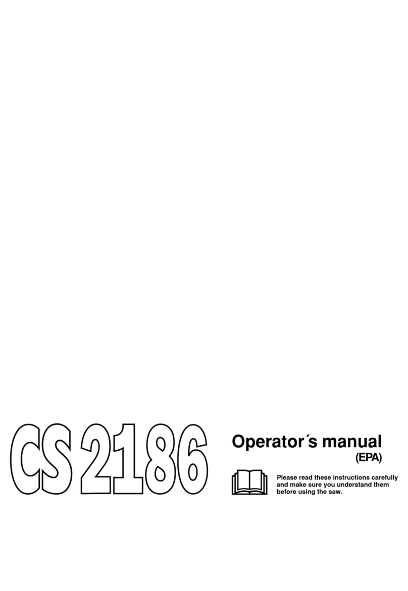 Jonsered CS 2186 User manual