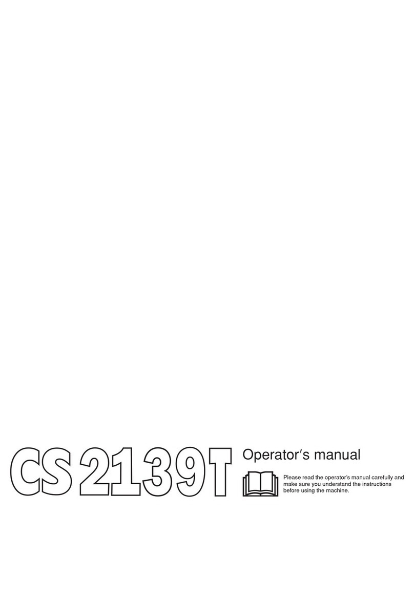Jonsered CS 2139T Operator's manual