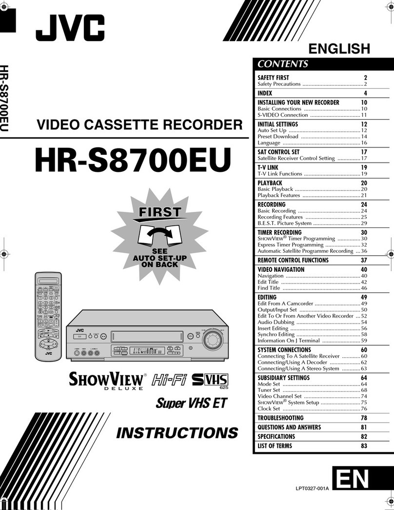 JVC HR-S8700EU User manual