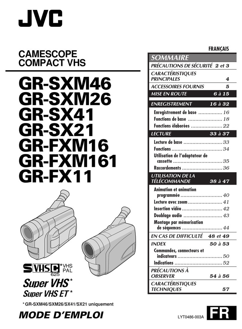 JVC GR-FX11 Assembly instructions JVC GR-FX11 Assembly instructions