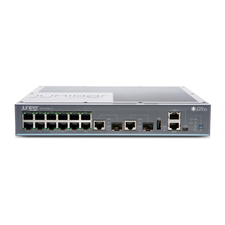 Juniper EX2200 Series Installation instructions