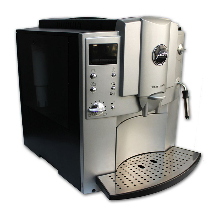 Jura IMPRESSA E40 User manual