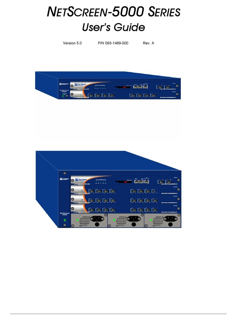 Juniper 5000 SERIES user guide