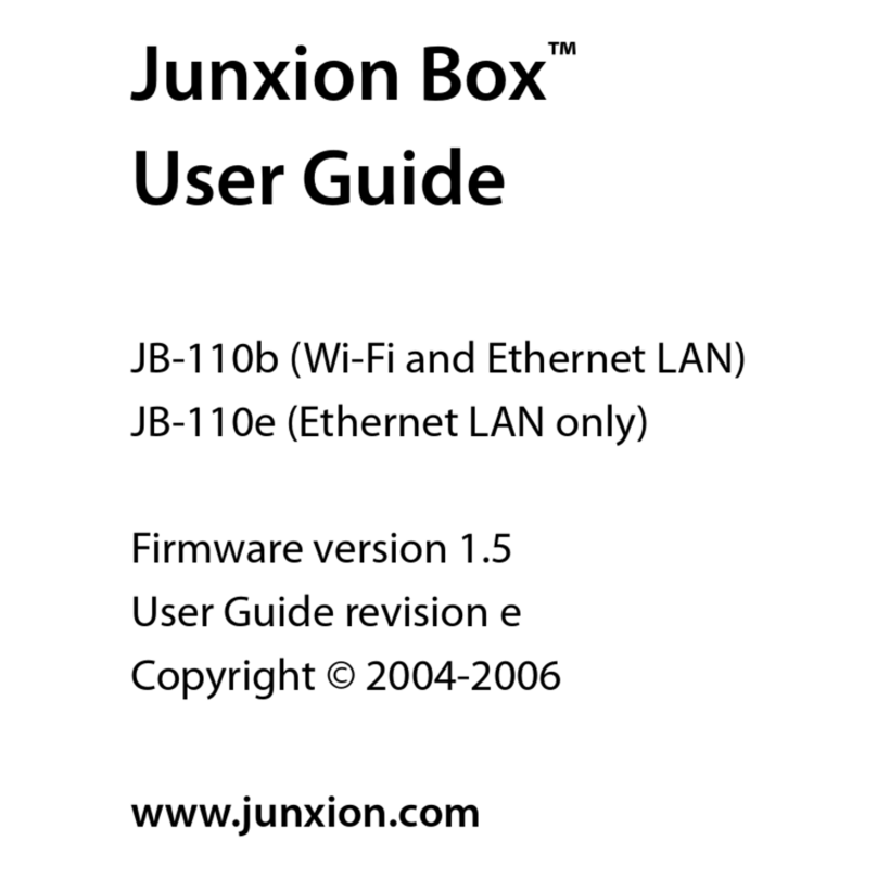 Junxion Junxion Box JB-110b user guide