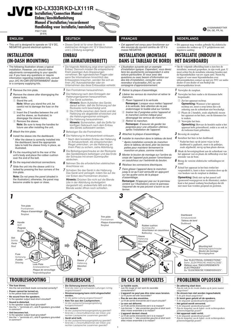 JVC KD-LX111R Guide