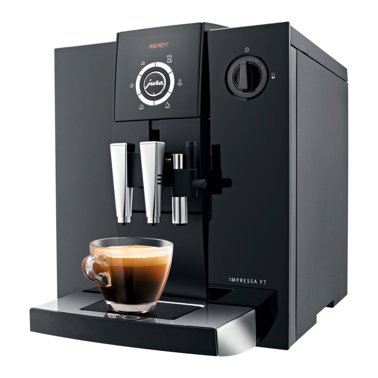 Jura Capresso Impressa F7 Installation guide