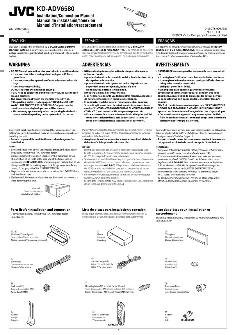 JVC KD-ADV6580 Guide