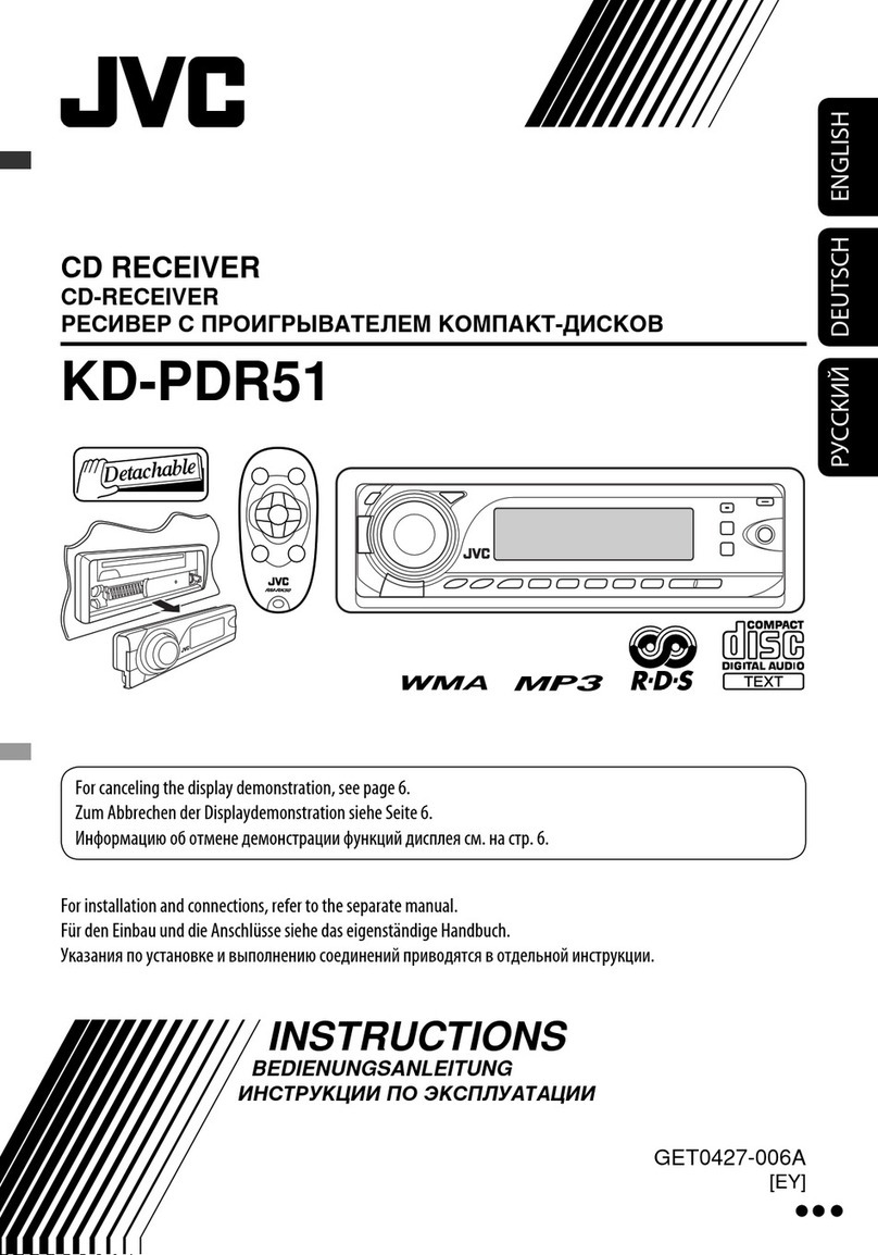 JVC KD-PDR51 User manual
