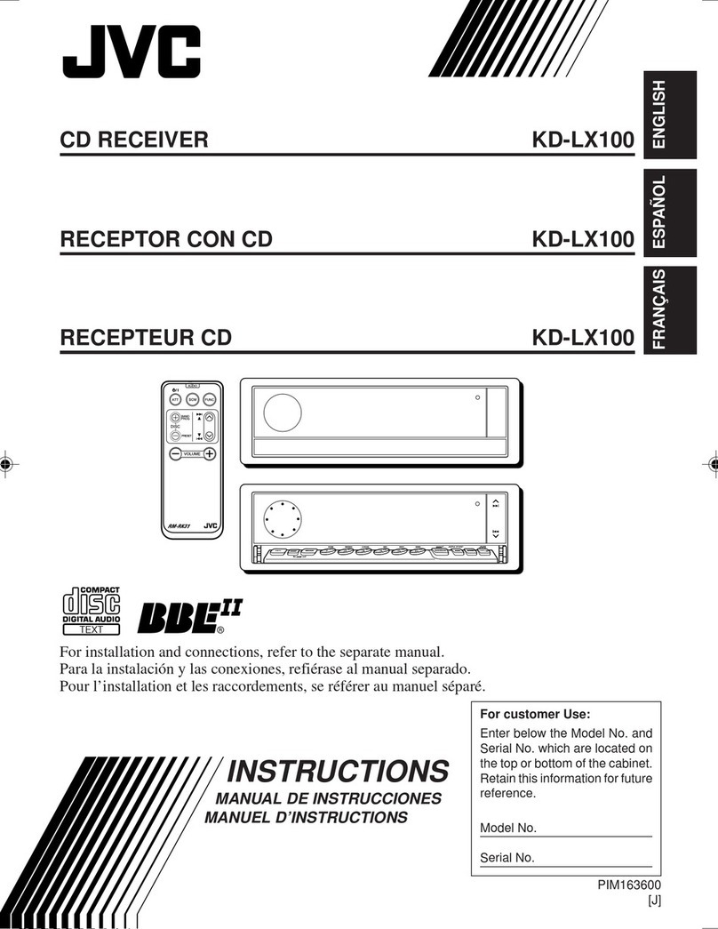 JVC KD-LX100 User manual