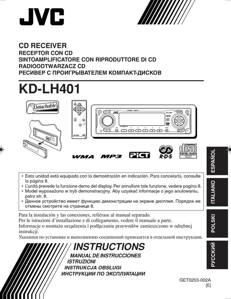 JVC KD-Lh401 User manual