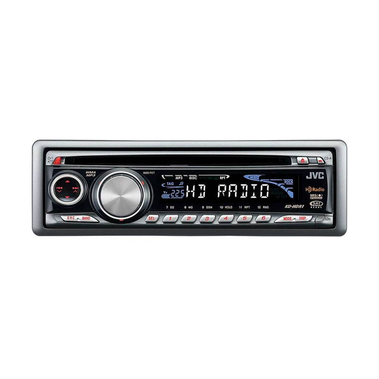JVC KD-HDR1 instructions
