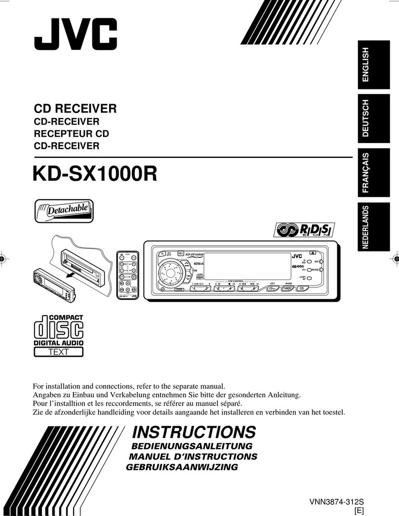 JVC KD-SX1000R User manual