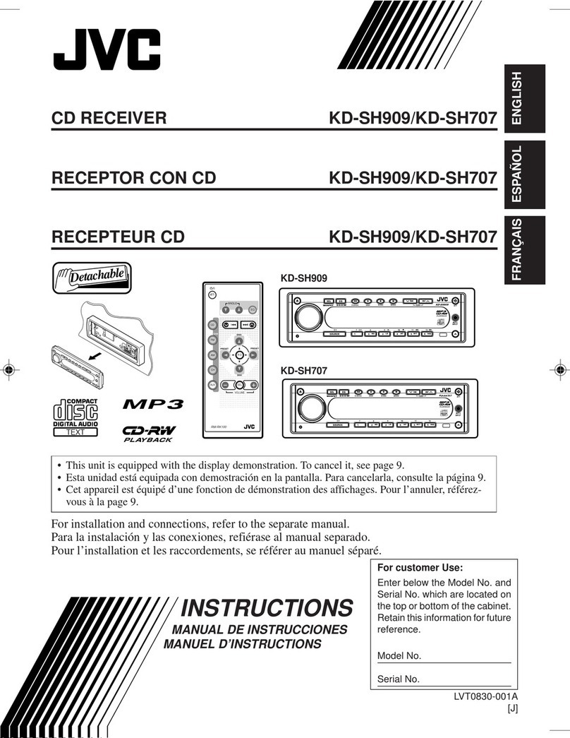 JVC KD-SH707 User manual