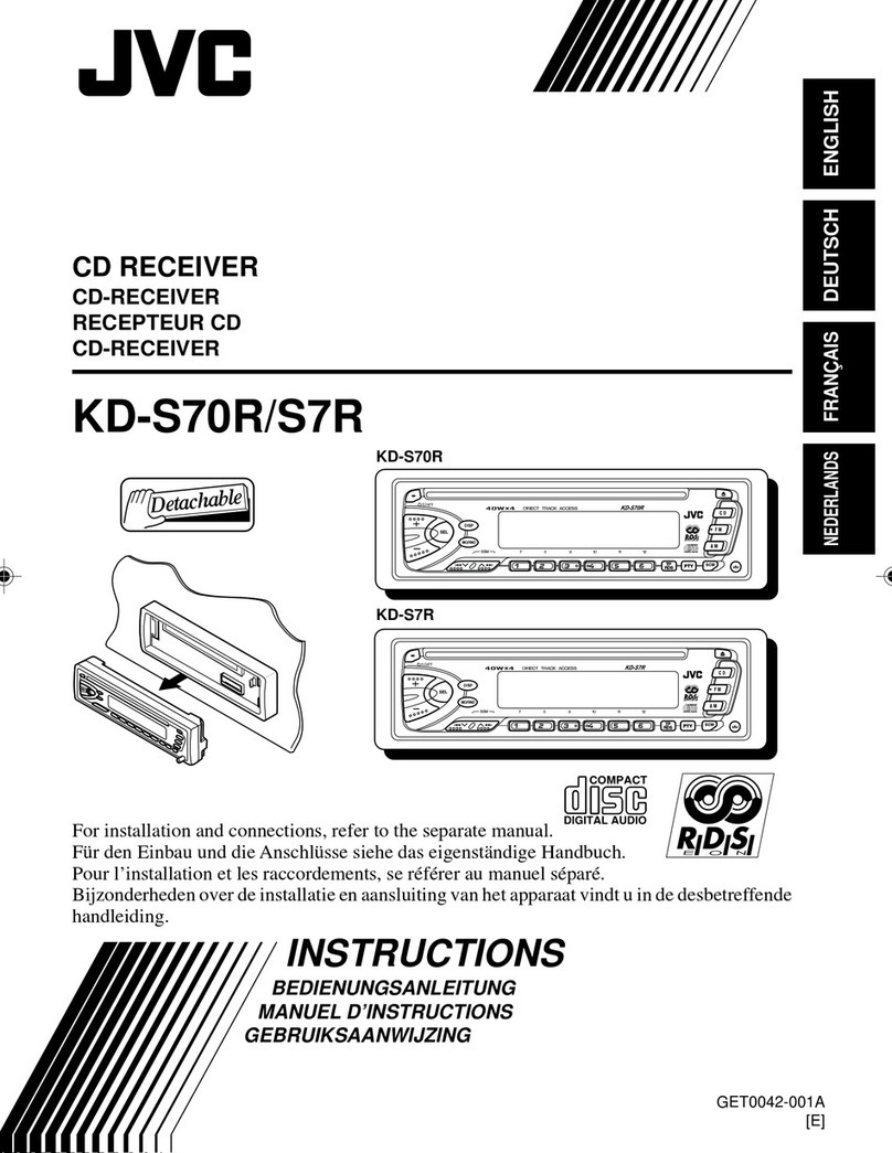 JVC KD-S70R User manual