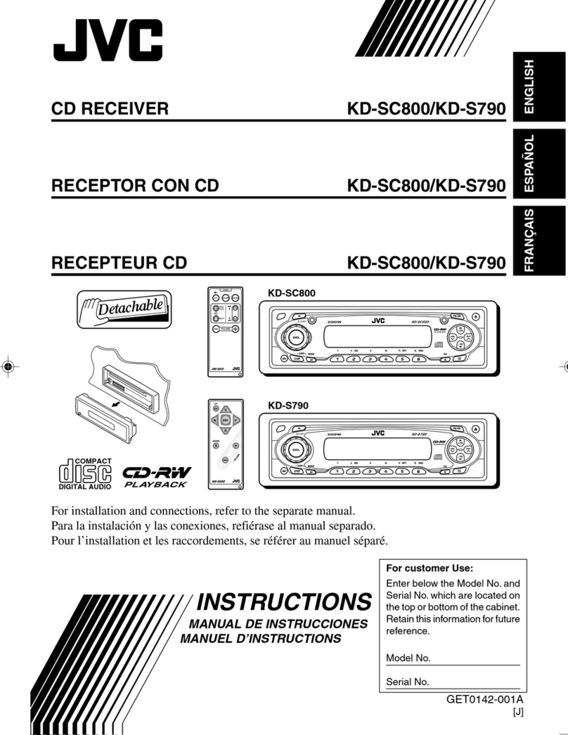 JVC KD-SC800 User manual