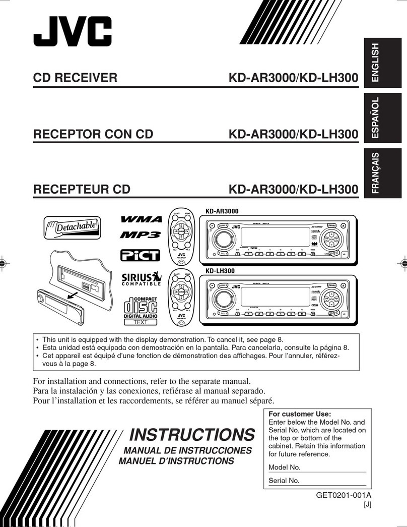 JVC KD-AR3000 User manual