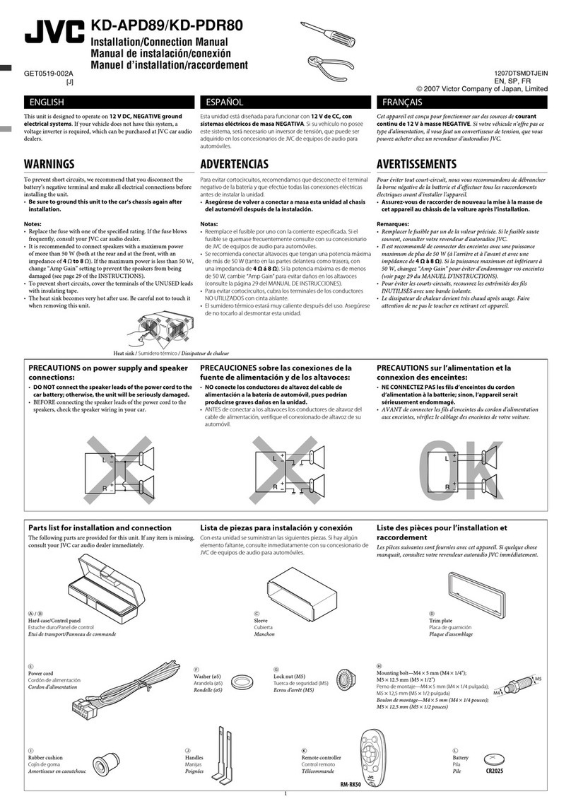 JVC KD-APD89 Guide