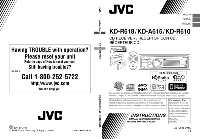 JVC GET0638-001A User manual JVC GET0638-001A User manual