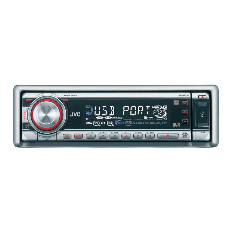 JVC KD-G722 User manual