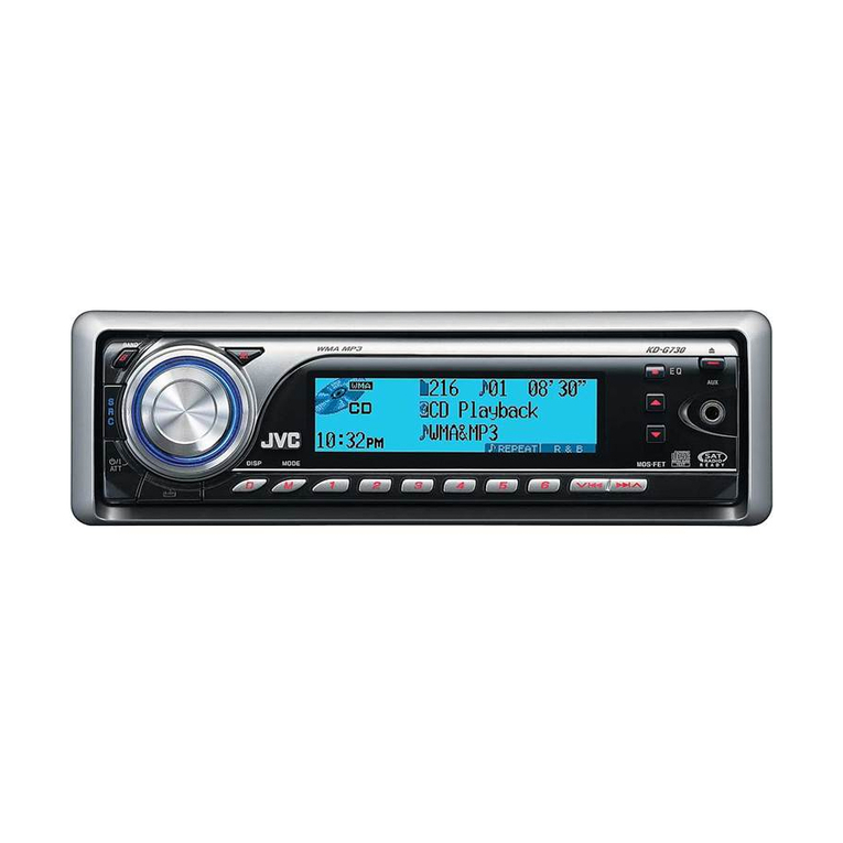 JVC KD-G730 User manual