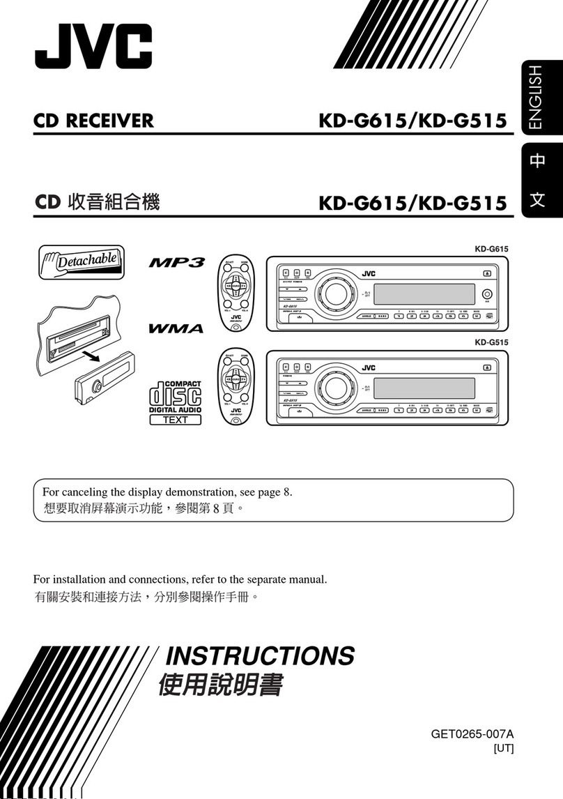 JVC KD-G615 User manual