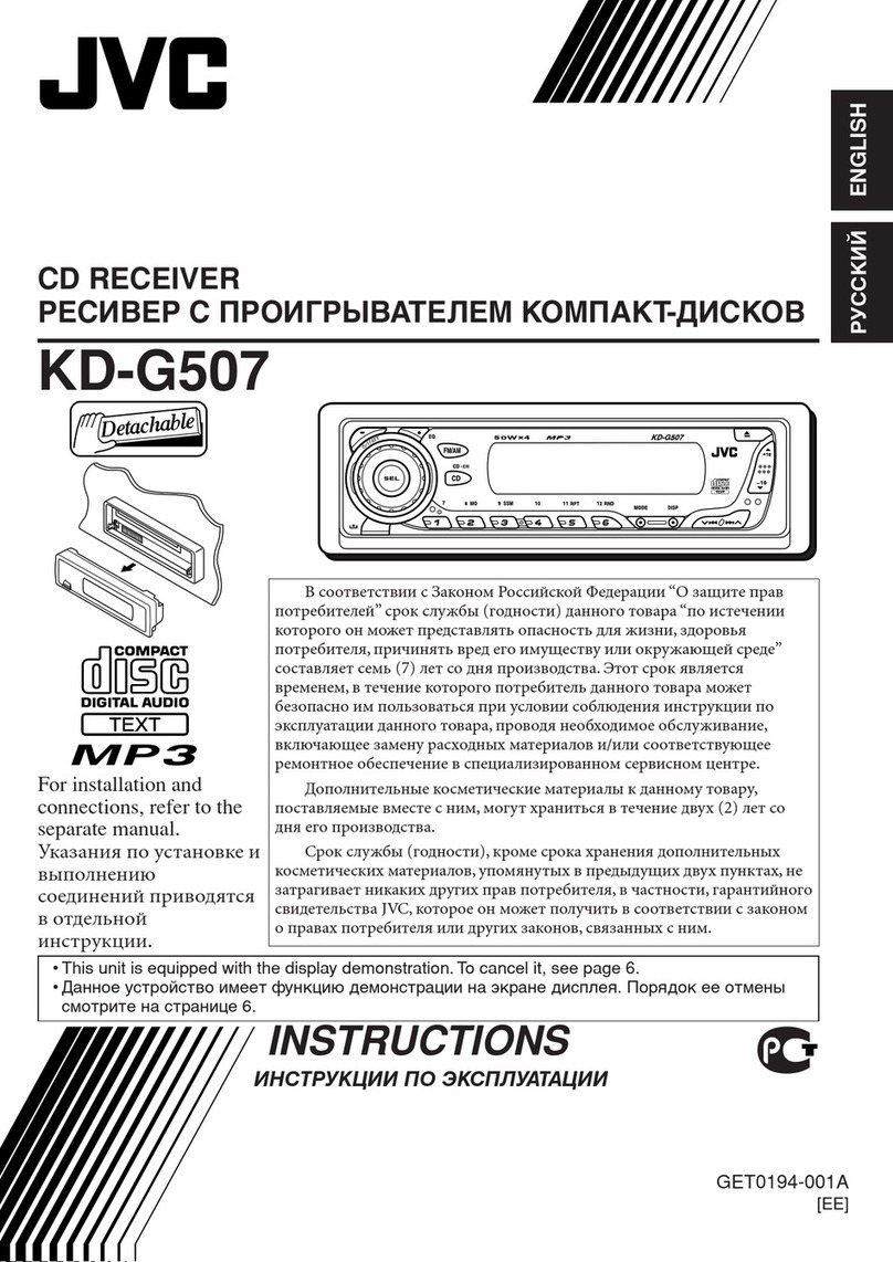 JVC KD-G507 User manual