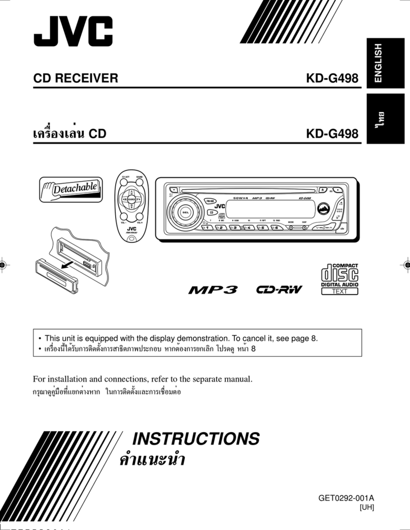 JVC KD-G498 User manual