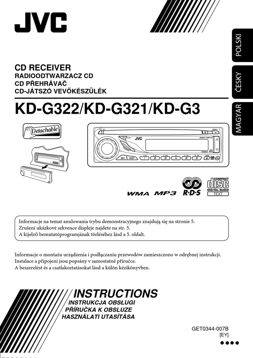 JVC KD-G321 User manual